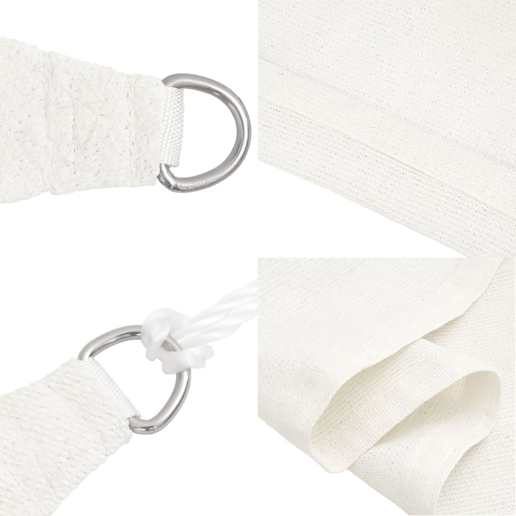 Sunshade Sail 160 g/m² White 2.5x4 m HDPE