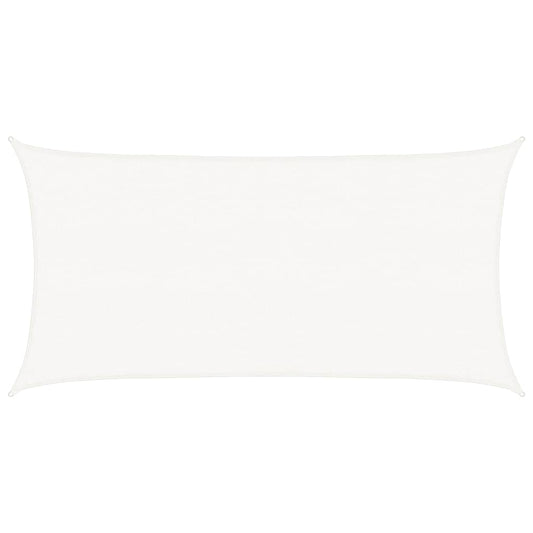 Sunshade Sail 160 g/m² White 2.5x4.5 m HDPE