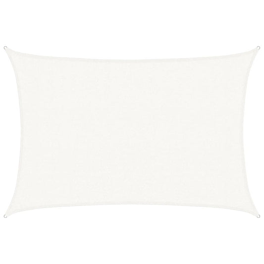 Sunshade Sail 160 g/m² White 3x4 m HDPE