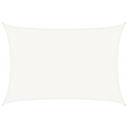 Sunshade Sail 160 g/m² White 3x5 m HDPE