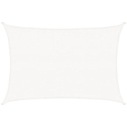 Sunshade Sail 160 g/m² White 3.5x4.5 m HDPE