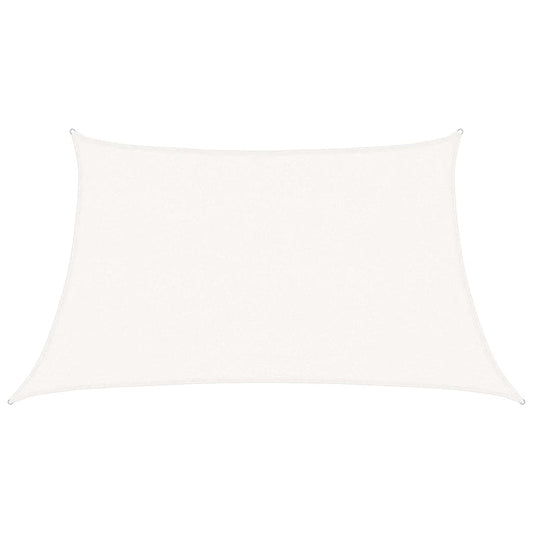 Sunshade Sail 160 g/m² White 3/4x2 m HDPE