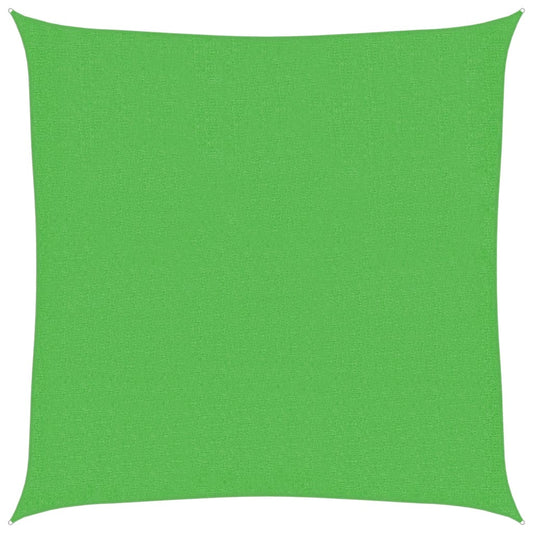 Sunshade Sail 160 g/m² Light Green 2.5x2.5 m HDPE