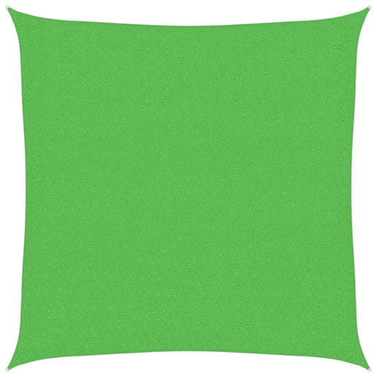 Sunshade Sail 160 g/m² Light Green 3x3 m HDPE