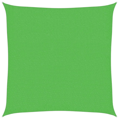 Sunshade Sail 160 g/m² Light Green 3.6x3.6 m HDPE