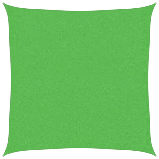 Sunshade Sail 160 g/m² Light Green 3.6x3.6 m HDPE