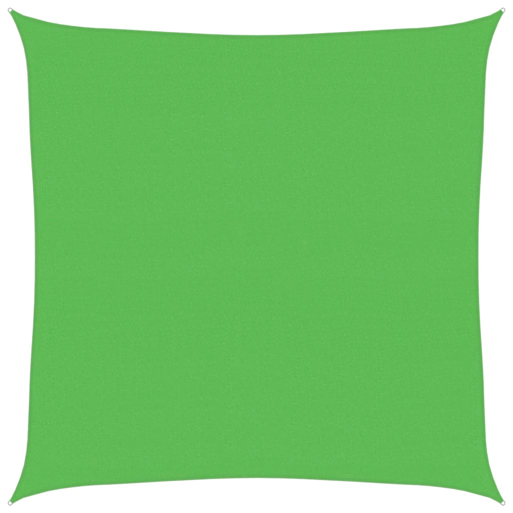 Sunshade Sail 160 g/m² Light Green 4.5x4.5 m HDPE