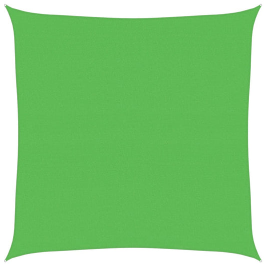 Sunshade Sail 160 g/m² Light Green 4.5x4.5 m HDPE