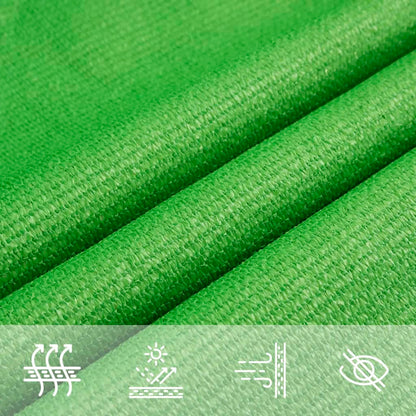 Sunshade Sail 160 g/m² Light Green 4.5x4.5 m HDPE