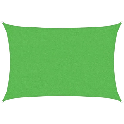 Sunshade Sail 160 g/m² Light Green 2x2.5 m HDPE