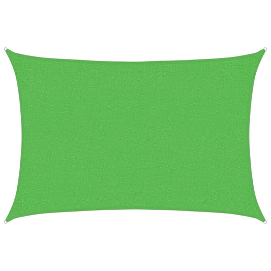 Sunshade Sail 160 g/m² Light Green 2x2.5 m HDPE