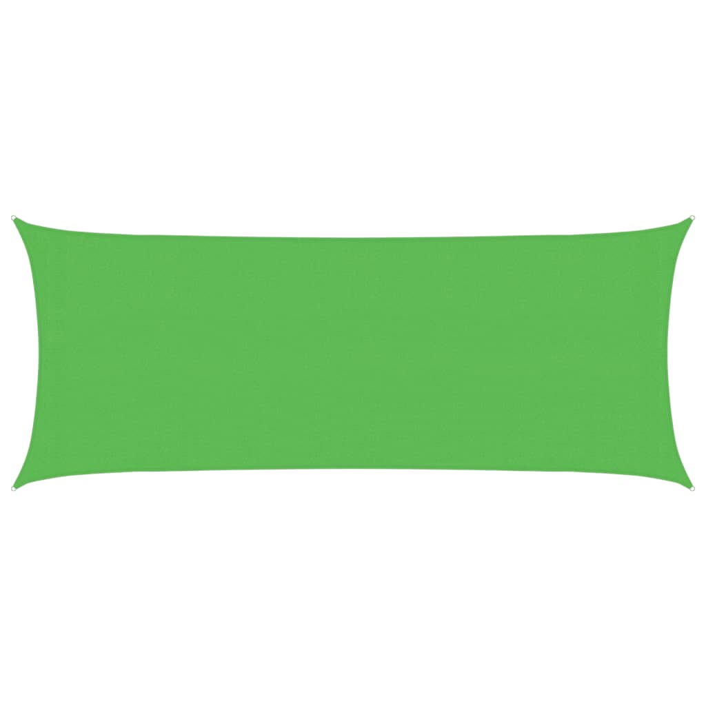 Sunshade Sail 160 g/m² Light Green 2x4.5 m HDPE