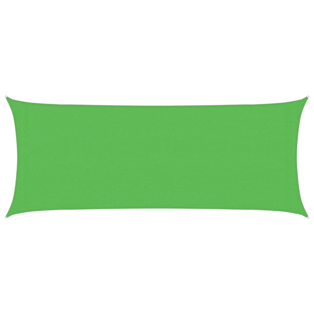 Sunshade Sail 160 g/m² Light Green 2x5 m HDPE
