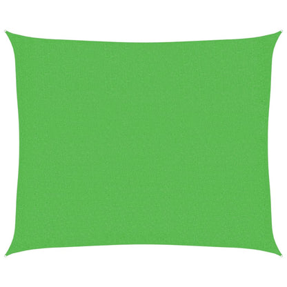 Sunshade Sail 160 g/m² Light Green 2.5x3 m HDPE