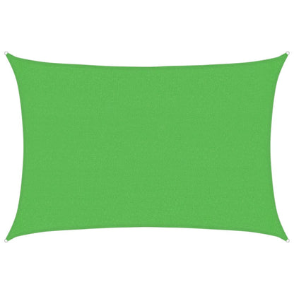 Sunshade Sail 160 g/m² Light Green 2.5x4 m HDPE