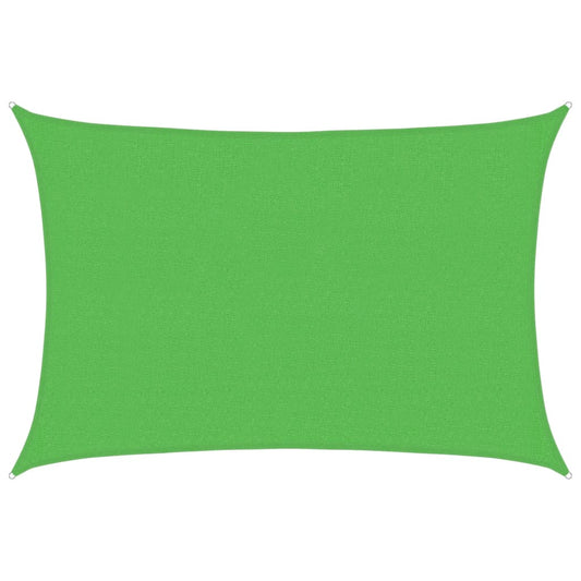 Sunshade Sail 160 g/m² Light Green 2.5x4 m HDPE