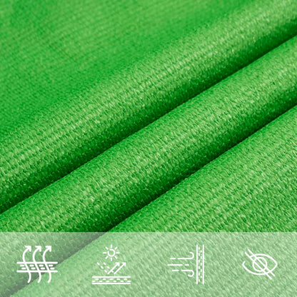 Sunshade Sail 160 g/m² Light Green 2.5x4 m HDPE
