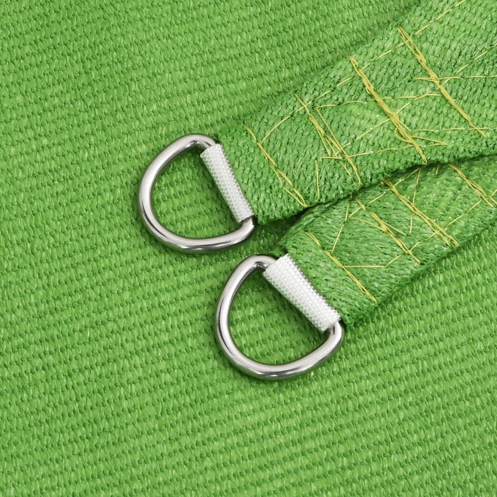 Sunshade Sail 160 g/m² Light Green 2.5x4 m HDPE