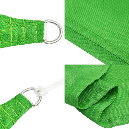 Sunshade Sail 160 g/m² Light Green 2.5x4 m HDPE