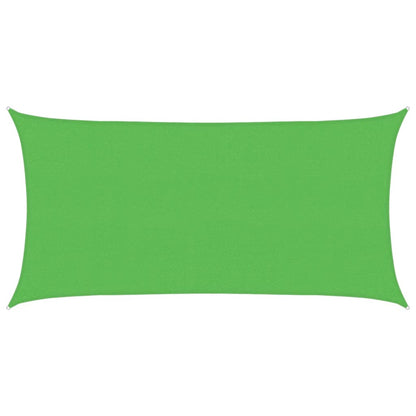 Sunshade Sail 160 g/m² Light Green 2.5x4.5 m HDPE