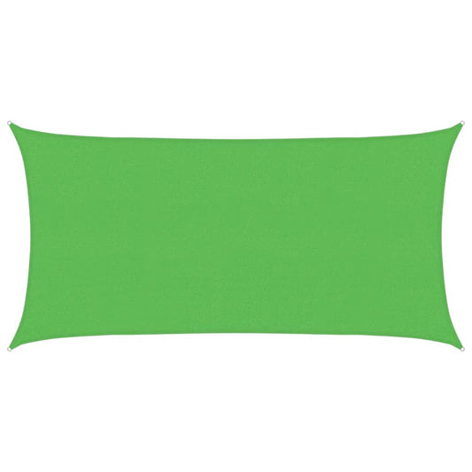 Sunshade Sail 160 g/m² Light Green 2.5x4.5 m HDPE