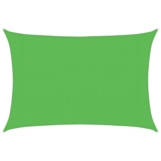 Sunshade Sail 160 g/m² Light Green 3x5 m HDPE