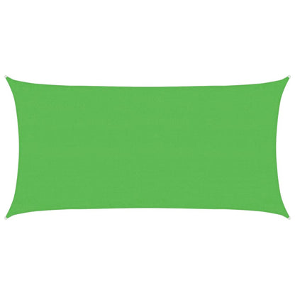 Sunshade Sail 160 g/m² Light Green 3x6 m HDPE