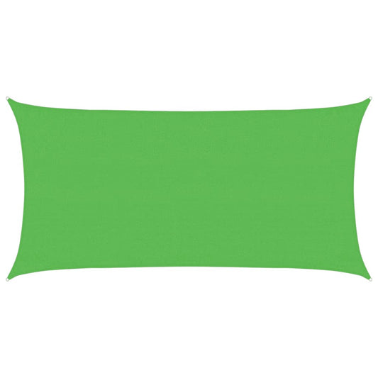 Sunshade Sail 160 g/m² Light Green 3x6 m HDPE