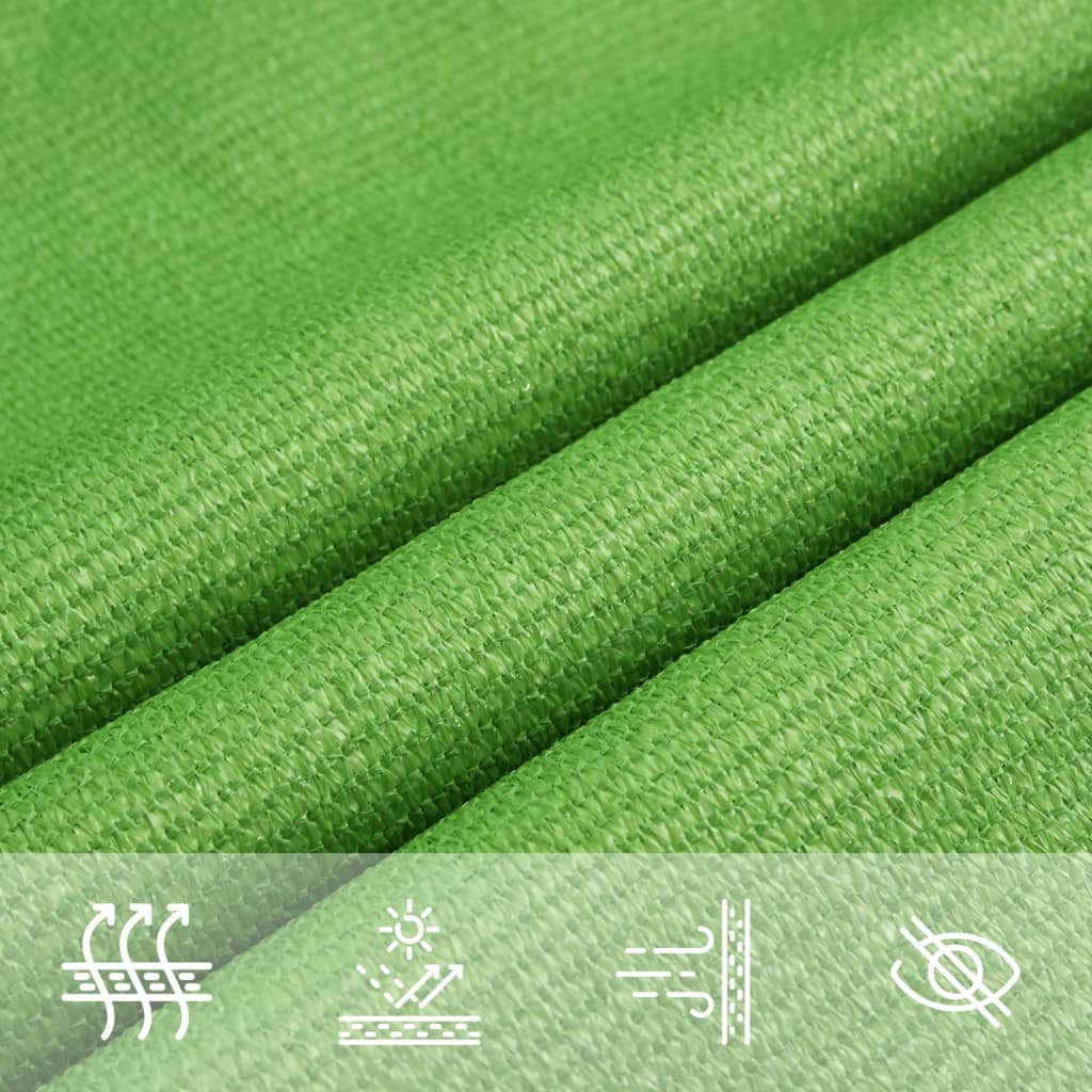 Sunshade Sail 160 g/m² Light Green 5x6 m HDPE