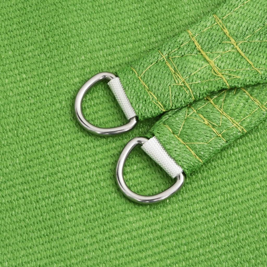 Sunshade Sail 160 g/m² Light Green 5x6 m HDPE