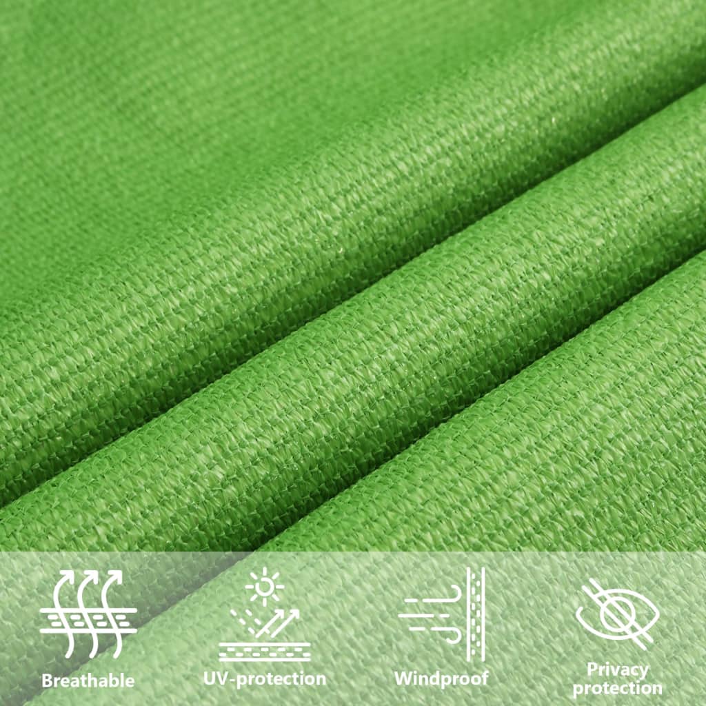 Sunshade Sail 160 g/m² Light Green 5x6 m HDPE