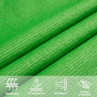 Sunshade Sail 160 g/m² Light Green 5x6 m HDPE