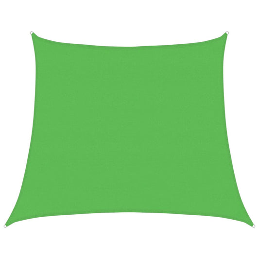 Sunshade Sail 160 g/m² Trapezium Light Green 4/5x4 m HDPE