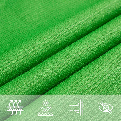Sunshade Sail 160 g/m² Trapezium Light Green 4/5x4 m HDPE