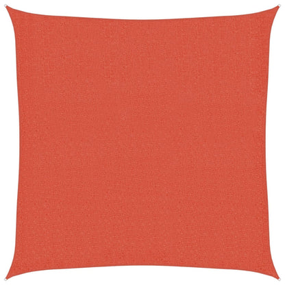 Sunshade Sail 160 g/m² Square Terracotta 2.5x2.5 m HDPE