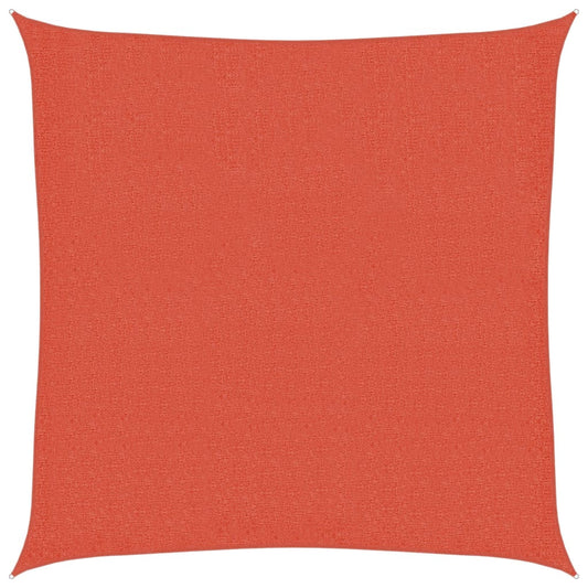 Sunshade Sail 160 g/m² Square Terracotta 2.5x2.5 m HDPE