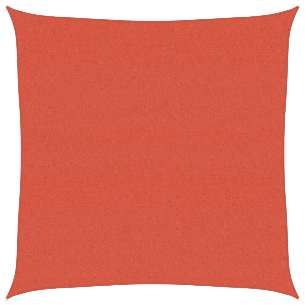 Sunshade Sail 160 g/m² Terracotta 6x6 m HDPE