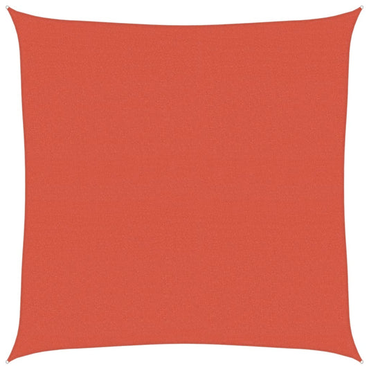 Sunshade Sail 160 g/m² Terracotta 6x6 m HDPE