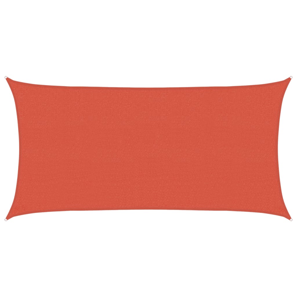 Sunshade Sail 160 g/m² Terracotta 2x3.5 m HDPE