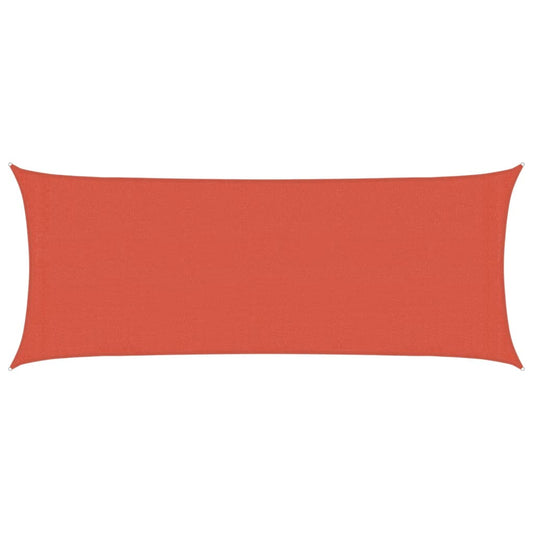 Sunshade Sail 160 g/m² Terracotta 2x4.5 m HDPE