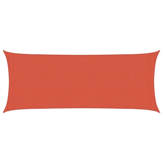 Sunshade Sail 160 g/m² Terracotta 2x5 m HDPE