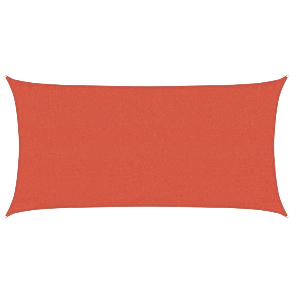 Sunshade Sail 160 g/m² Terracotta 3x6 m HDPE