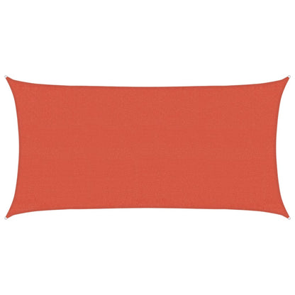Sunshade Sail 160 g/m² Terracotta 3x6 m HDPE