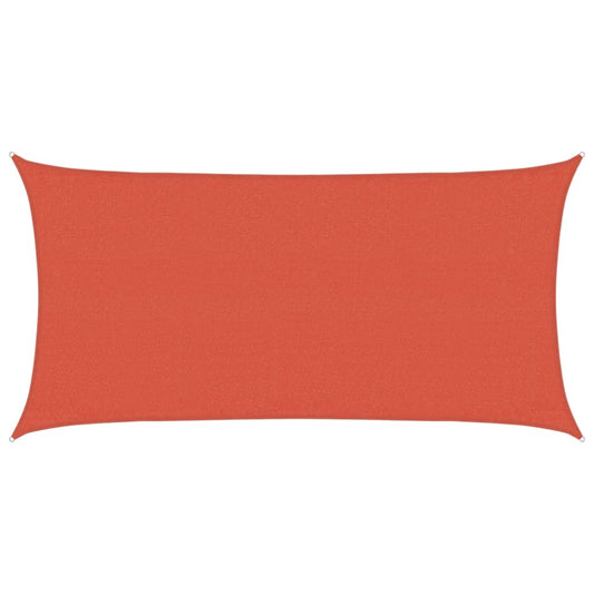 Sunshade Sail 160 g/m² Terracotta 3x6 m HDPE