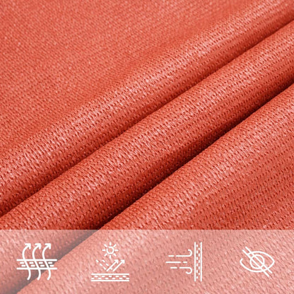 Sunshade Sail 160 g/m² Terracotta 3x6 m HDPE