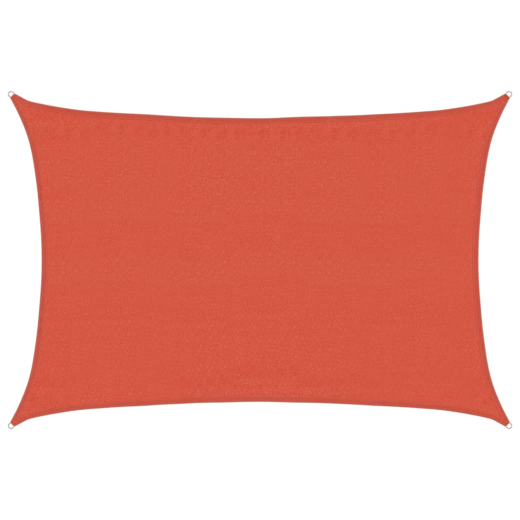 Sunshade Sail 160 g/m² Rectangular Terracotta 3.5x4.5 m HDPE