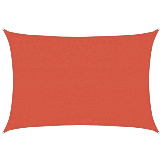 Sunshade Sail 160 g/m² Rectangular Terracotta 3.5x4.5 m HDPE
