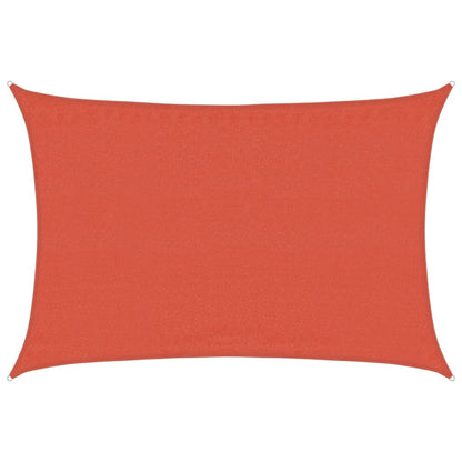 Sunshade Sail 160 g/m² Rectangular Terracotta 3.5x5 m HDPE