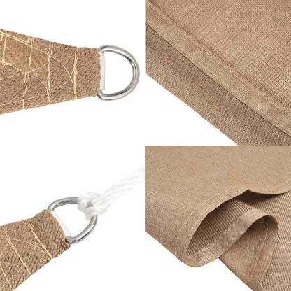 Sunshade Sail 160 g/m² Taupe 2x4.5 m HDPE