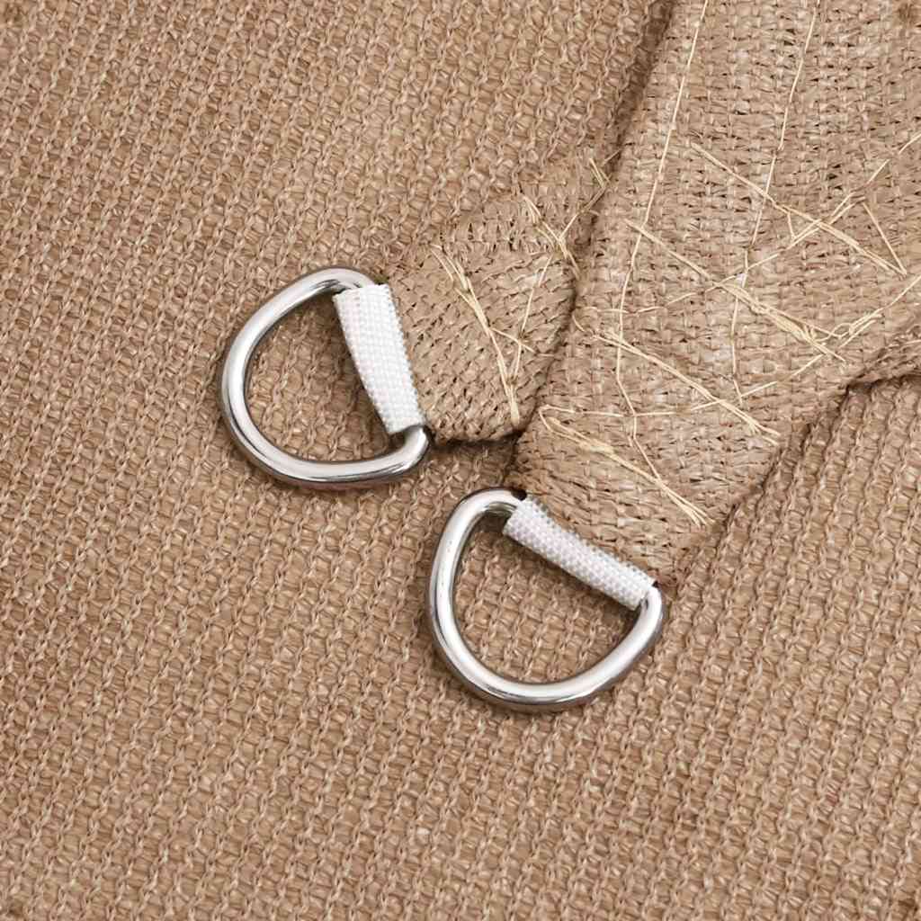Sunshade Sail 160 g/m² Taupe 4.5x4.5x4.5 m HDPE